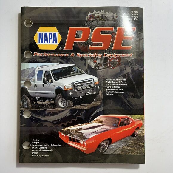 NAPA PSE Performance and Specialty Equipment February 2009 Catalogue - Picture 1 of 9